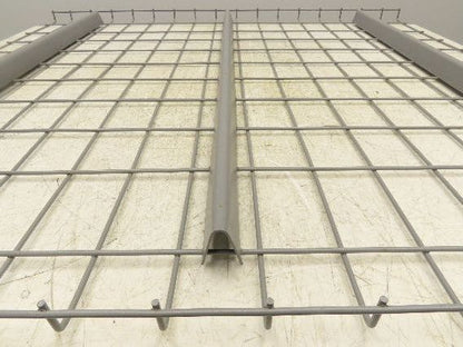 New Pallet Rack Wire Deck 42x46" Waterfall 3 Step Channel Racking 2500lb Mesh