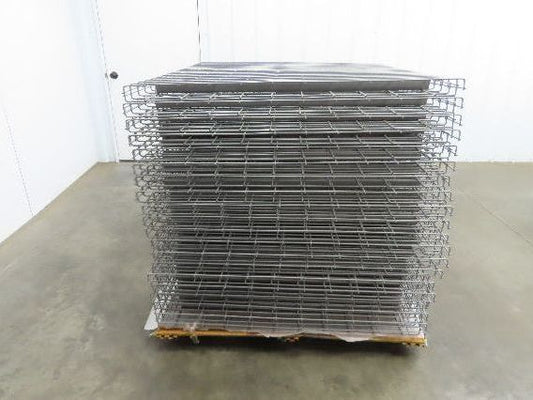 New Pallet Rack Wire Deck 42x46" Waterfall 3 Step Channel Racking 2500lb Mesh