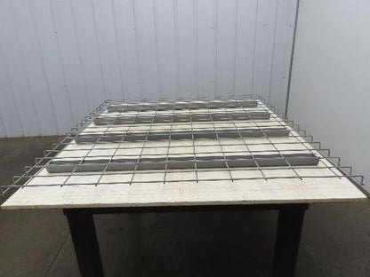 New Pallet Rack Wire Deck 42x46" Waterfall 4 Step Channel Racking 3500lb Mesh