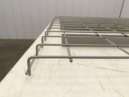 New Pallet Rack Wire Deck 42x46" Waterfall 4 Step Channel Racking 3500lb Mesh