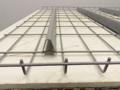 New Pallet Rack Wire Deck 42x46" Waterfall 4 Step Channel Racking 3500lb Mesh