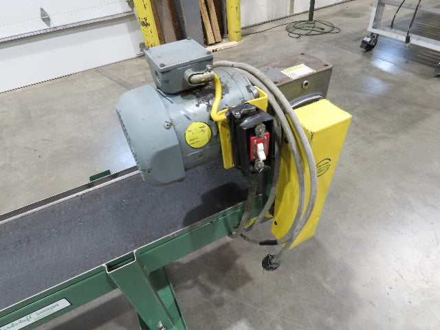 Wardcraft 12"x 7' Slider Bed Belt Conveyor Adj Height on Casters 69FPM 115V 1PH