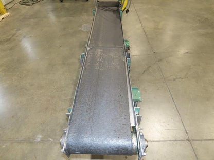 Wardcraft 12"x 7' Slider Bed Belt Conveyor Adj Height on Casters 69FPM 115V 1PH