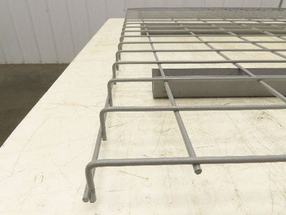 New Pallet Rack Wire Deck 42x52" Waterfall 3 Step Channel Racking 2500lb Mesh