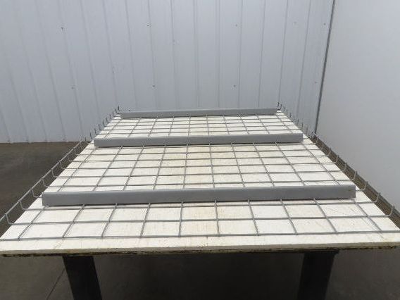 New Pallet Rack Wire Deck 42x52" Waterfall 3 Step Channel Racking 2500lb Mesh