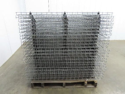 New Pallet Rack Wire Deck 42x52" Waterfall 3 Step Channel Racking 2500lb Mesh