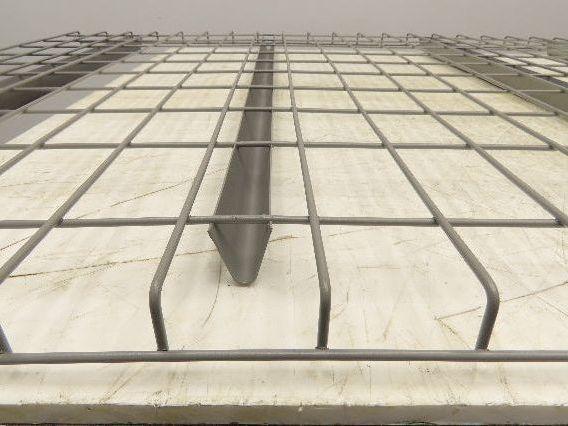 New Pallet Rack Wire Deck 42x58" Waterfall 4 Step Channel Racking 2500lb Mesh