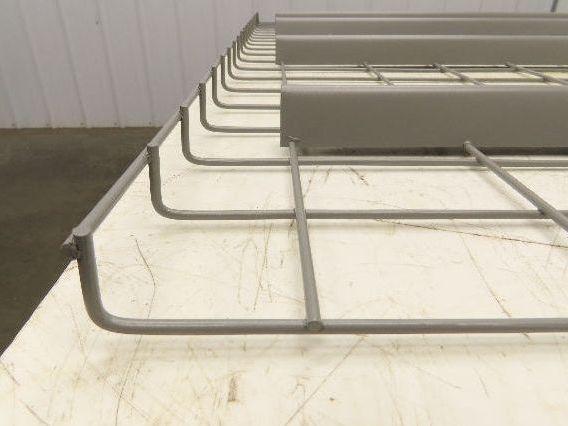 New Pallet Rack Wire Deck 42x58" Waterfall 4 Step Channel Racking 2500lb Mesh
