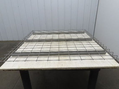 New Pallet Rack Wire Deck 44x46" Waterfall 3 Step Channel Racking 2500lb Mesh