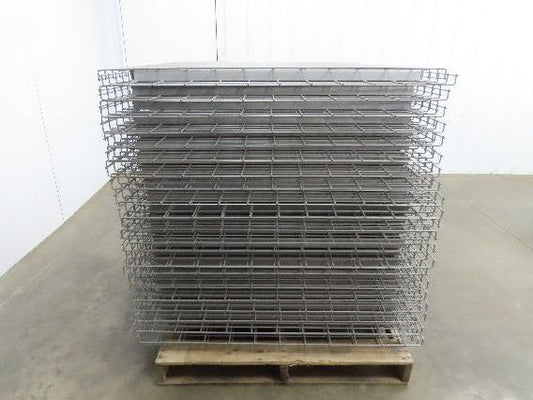 New Pallet Rack Wire Deck 44x46" Waterfall 3 Step Channel Racking 2500lb Mesh