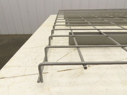 New Pallet Rack Wire Deck 48x46" Waterfall 4 Step Channel Racking 3000lb Mesh
