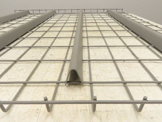 New Pallet Rack Wire Deck 48x46" Waterfall 4 Step Channel Racking 3000lb Mesh