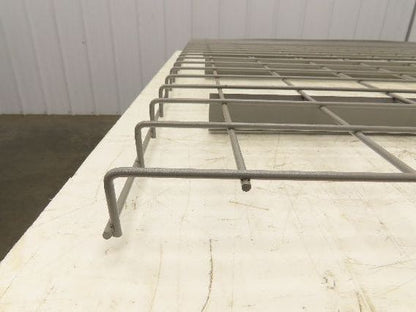 New Pallet Rack Wire Deck 48x58" Waterfall 4 Step Channel Racking 3000lb Mesh