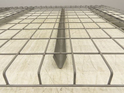 New Pallet Rack Wire Deck 48x58" Waterfall 4 Step Channel Racking 3000lb Mesh