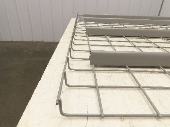 New Pallet Rack Wire Deck 48x58" Waterfall 4 Step Channel Racking 3000lb Mesh