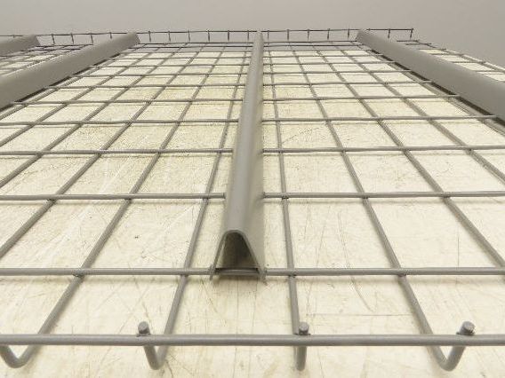 New Pallet Rack Wire Deck 48x58" Waterfall 4 Step Channel Racking 3000lb Mesh