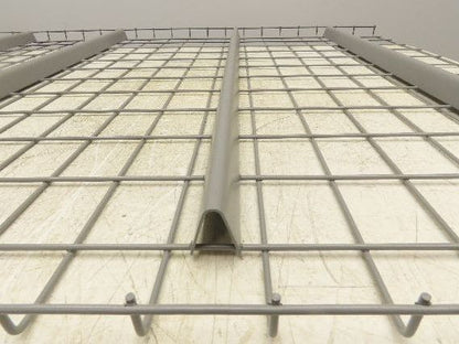 New Pallet Rack Wire Deck 48x58" Waterfall 4 Step Channel Racking 3000lb Mesh