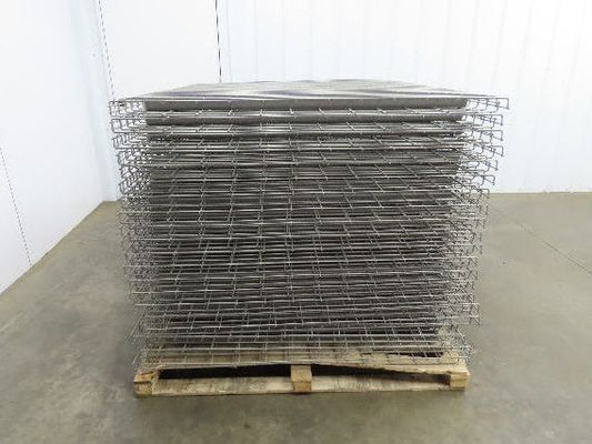 New Pallet Rack Wire Deck 48x58" Waterfall 4 Step Channel Racking 3000lb Mesh