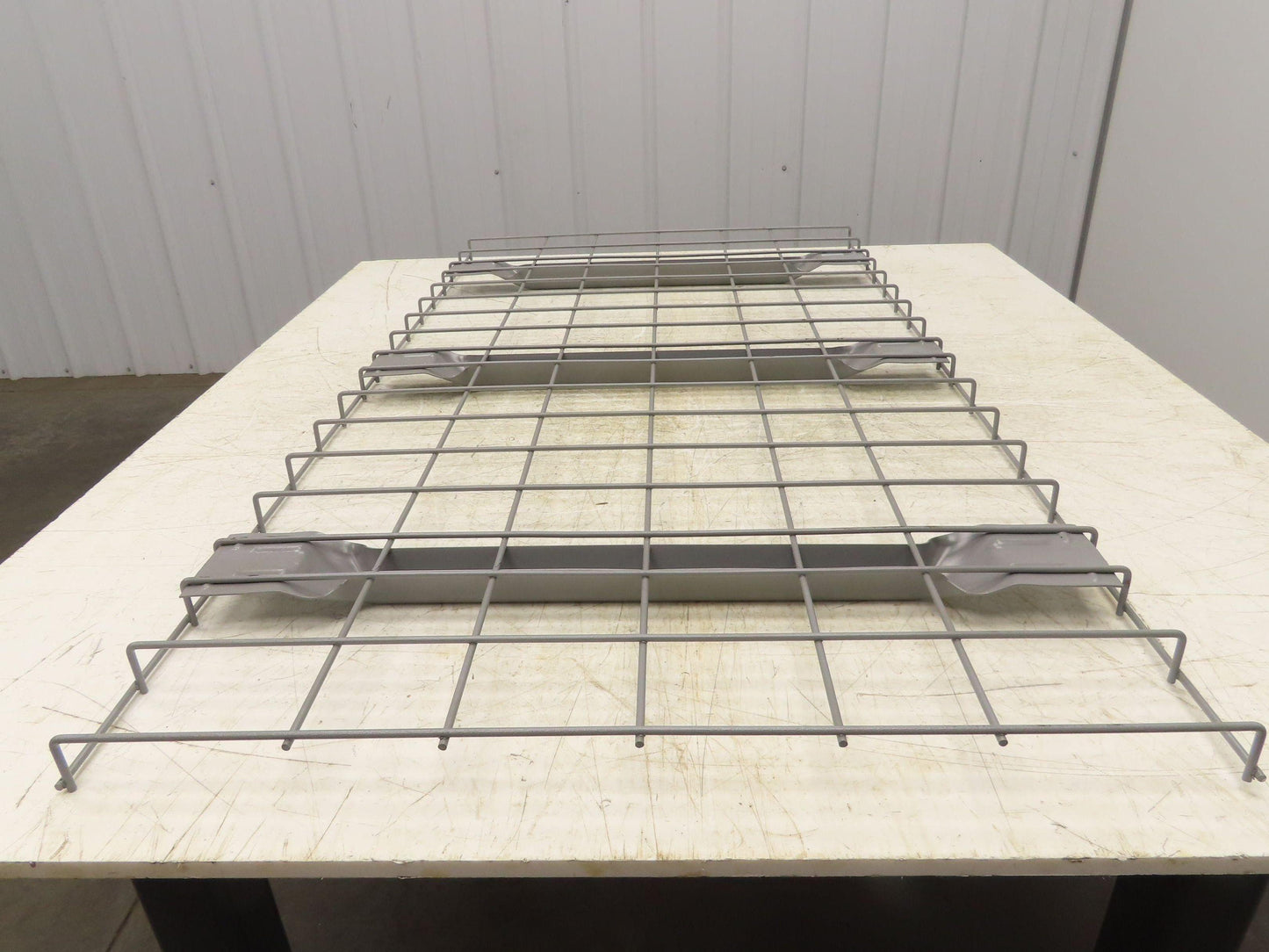 New Pallet Rack Wire Deck 24x46" Waterfall 3 Flared Channel Racking 2500lb Mesh