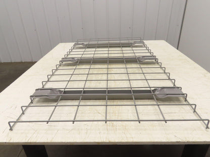 New Pallet Rack Wire Deck 24x46" Waterfall 3 Flared Channel Racking 2500lb Mesh