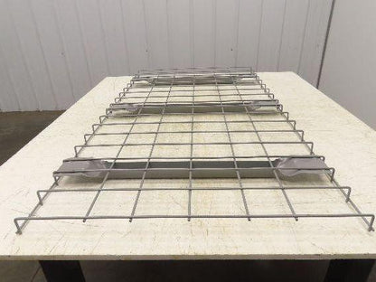 New Pallet Rack Wire Deck 24x46" Waterfall 3 Flared Channel Racking 2500lb Mesh