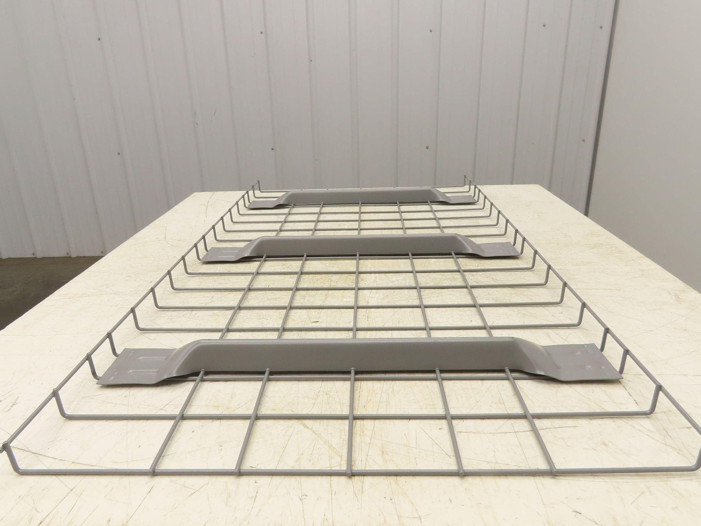 New Pallet Rack Wire Deck 24x46" Waterfall 3 Flared Channel Racking 2500lb Mesh