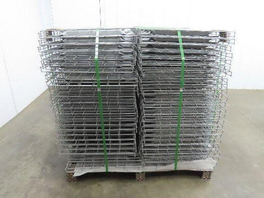 New Pallet Rack Wire Deck 24x46" Waterfall 3 Flared Channel Racking 2500lb Mesh