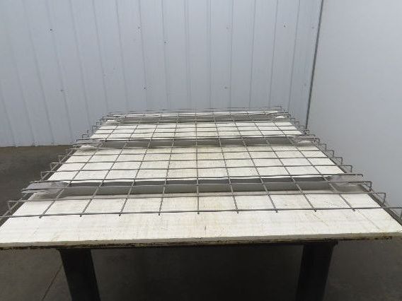 New Pallet Rack Wire Deck 42x46" Waterfall 3 Flared Channel Racking 2500lb Mesh