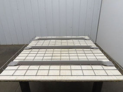 New Pallet Rack Wire Deck 42x46" Waterfall 3 Flared Channel Racking 2500lb Mesh