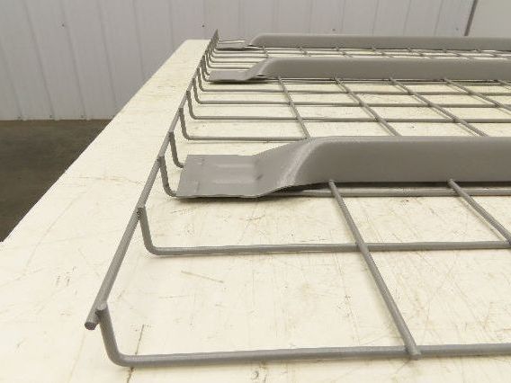 New Pallet Rack Wire Deck 42x46" Waterfall 3 Flared Channel Racking 2500lb Mesh