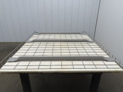 New Pallet Rack Wire Deck 42x52" Waterfall 3 Flared Channel Racking 2500lb Mesh