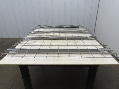 New Pallet Rack Wire Deck 42x58" Waterfall 4 Flared Channel Racking 2500lb Mesh