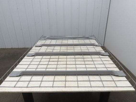 New Pallet Rack Wire Deck 42x58" Waterfall 4 Flared Channel Racking 2500lb Mesh
