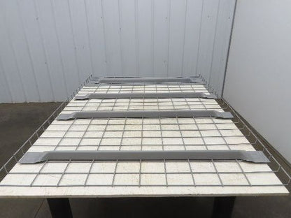 New Pallet Rack Wire Deck 42x58" Waterfall 4 Flared Channel Racking 2500lb Mesh