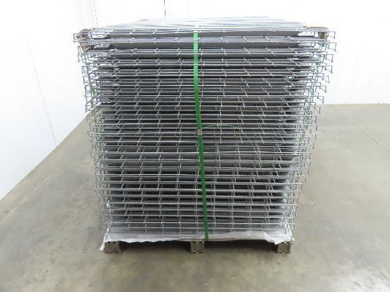 New Pallet Rack Wire Deck 42x58" Waterfall 4 Flared Channel Racking 2500lb Mesh