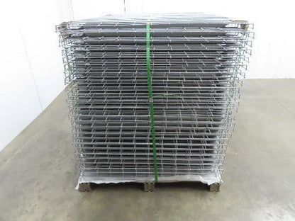 New Pallet Rack Wire Deck 42x58" Waterfall 4 Flared Channel Racking 2500lb Mesh