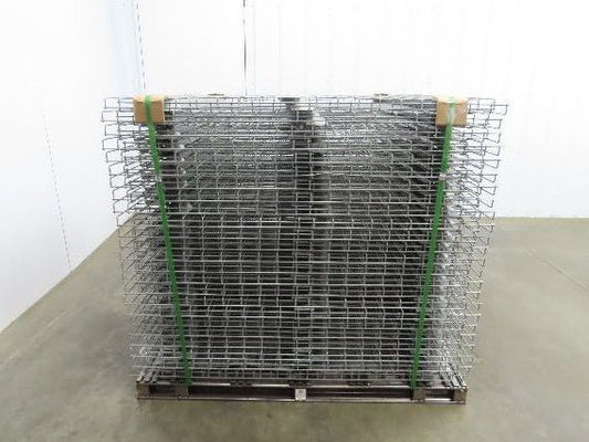 New Pallet Rack Wire Deck 48x52" Waterfall 3 Flared Channel Racking 2500lb Mesh