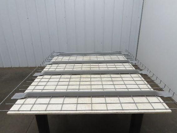 New Pallet Rack Wire Deck 48x58" Waterfall 4 Flared Channel Racking 3000lb Mesh