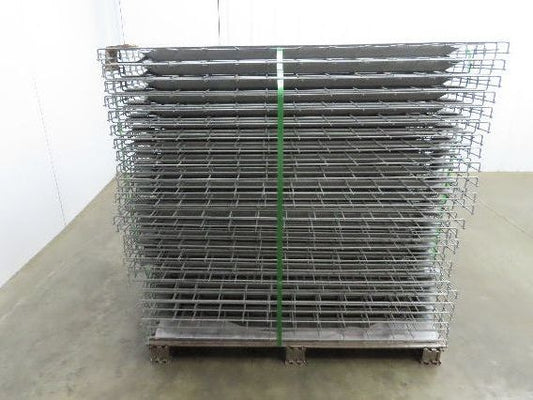 New Pallet Rack Wire Deck 48x58" Waterfall 4 Flared Channel Racking 3000lb Mesh