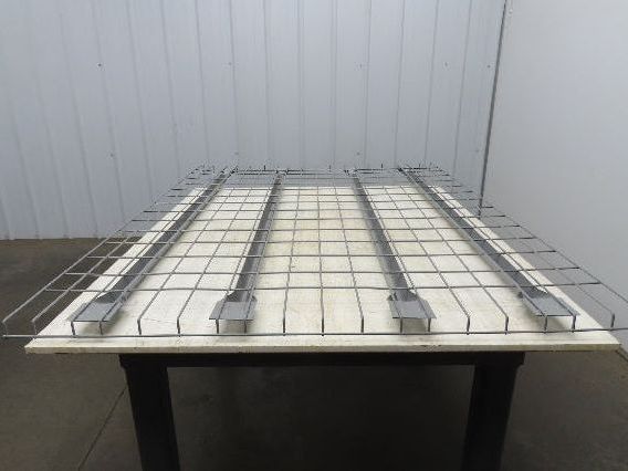 New Pallet Rack Wire Deck 60x46" Waterfall 4 Flared Channel Racking 2500lb Mesh