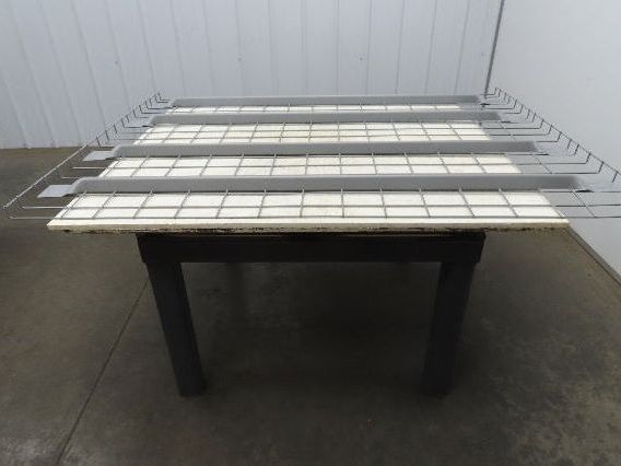 New Pallet Rack Wire Deck 60x46" Waterfall 4 Flared Channel Racking 2500lb Mesh