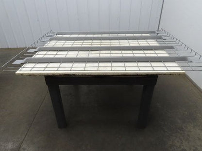 New Pallet Rack Wire Deck 60x46" Waterfall 4 Flared Channel Racking 2500lb Mesh