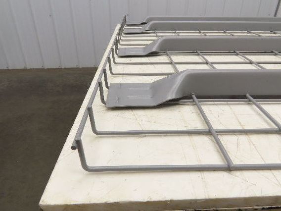 New Pallet Rack Wire Deck 60x46" Waterfall 4 Flared Channel Racking 2500lb Mesh