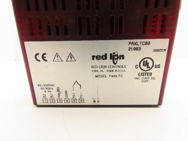 Red Lion PAXLTC00 PLC LED Display Temperature Meter 250V