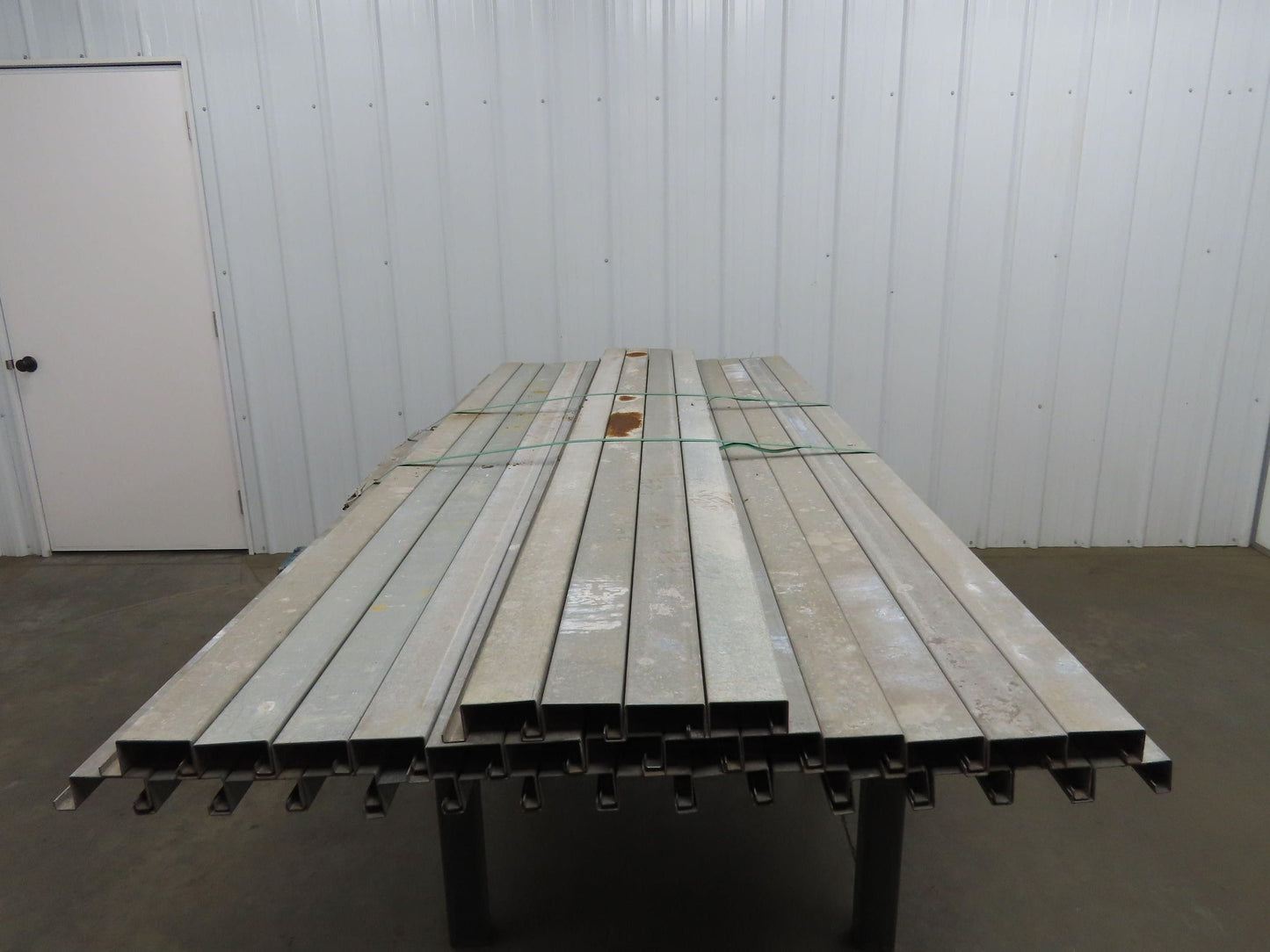 Pallet Racking Pallet Support Cross Bars 3"x 96" Galvanized Steel Lot of 31