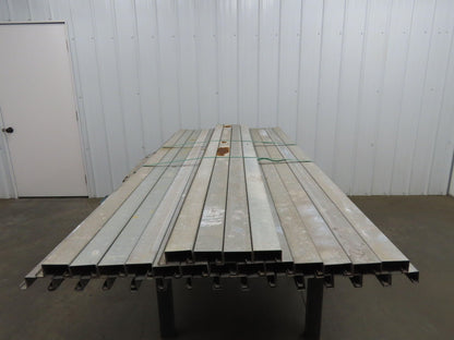 Pallet Racking Pallet Support Cross Bars 3"x 96" Galvanized Steel Lot of 31