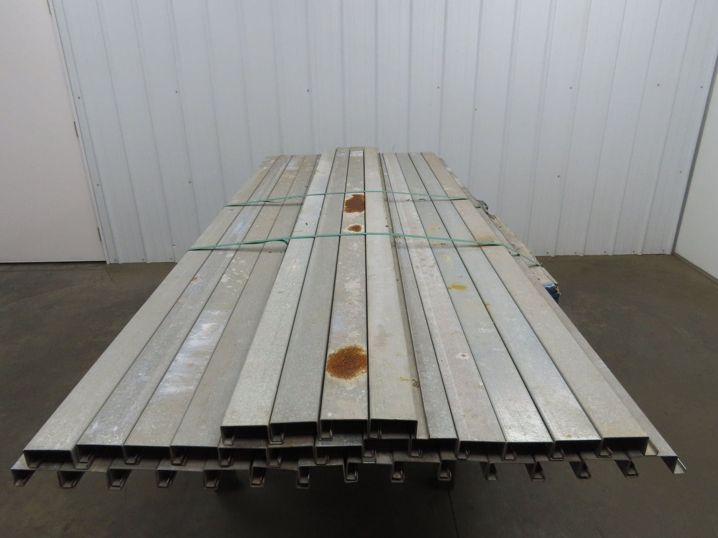 Pallet Racking Pallet Support Cross Bars 3"x 96" Galvanized Steel Lot of 31