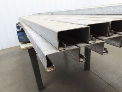 Pallet Racking Pallet Support Cross Bars 3"x 96" Galvanized Steel Lot of 31