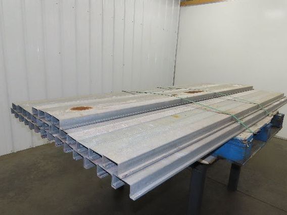 Pallet Racking Pallet Support Cross Bars 3"x 96" Galvanized Steel Lot of 31
