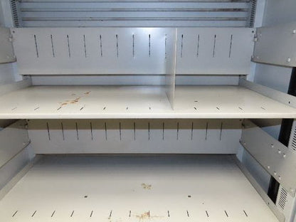 Wright Line Roll Up Door Storage Cabinet 6 Shelf Unit 36x18x83" Adjustable